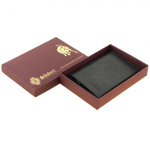 Обложка для паспорта чёрная SCHUBERT o025-400/01