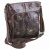Мужская сумка коричневая с росписью Alexander TS Гримм «Карта сокровищ»