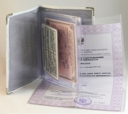 Вкладыш для прав Di Gregorio 001vkl DG