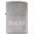 Зажигалка Macho с покр. Brushed Chrome серебристая Zippo 200 Macho GS