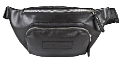 Кожаная поясная сумка Scarlino black Carlo Gattini 7018-01