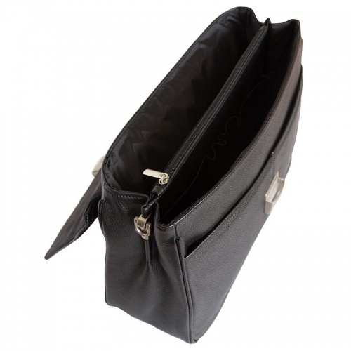 Кожаный портфель, черный Carlo Gattini 2010-01