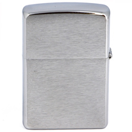 Зажигалка Good Luck с покр. Brushed Chrome серебристая Zippo 200 Good Luck GS