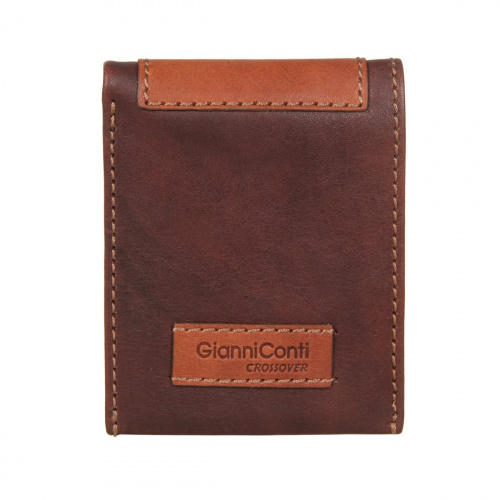 Портмоне коричневое Gianni Conti 997220 dark brown-leather