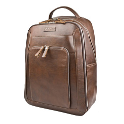 Кожаный рюкзак Montemoro Premium brown Carlo Gattini 3044-53