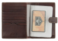 Портмоне + обложка коричневое Tony Perotti 333354/2