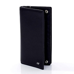 Мужской кошелёк чёрный Giorgio Ferretti 9006A-1 Q11 black GF