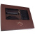 Подарочный набор коричневый Alexander TS NP018 Brown Croco