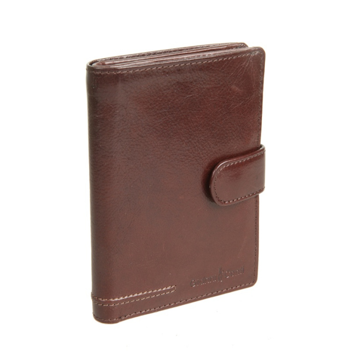 Портмоне с обложкой для автодокументов коричневое Gianni Conti 708451 brown