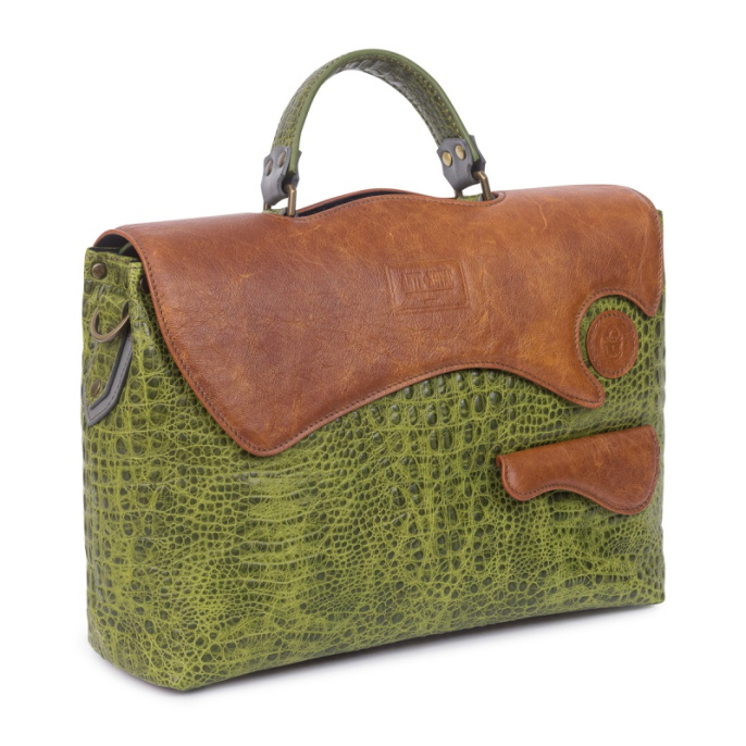 Портфель Voyage Croco в зеленом Ante Kovac