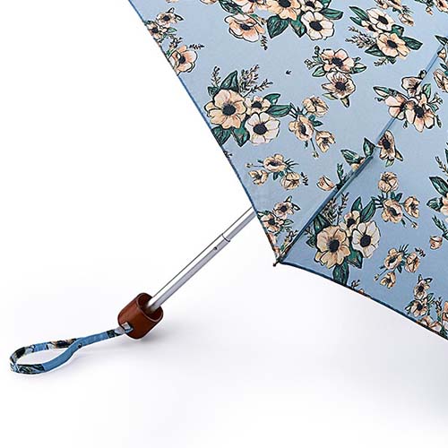 Женский зонт механический голубой Fulton L501-3368 VintageBouquet