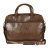 Бизнес-сумка коричневая Sergio Belotti 6009 milano brown