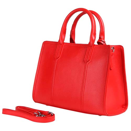 Женская сумка красная. Натуральная кожа Jane's Story AJ-9601-1-12
