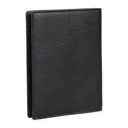 Обложка для паспорта черная Sergio Belotti 2464-02 denim black