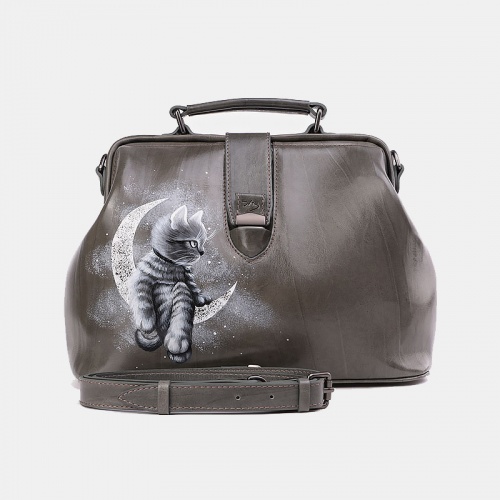 Женская сумка, серая Alexander TS W0023 Gray Ночной наблюдатель