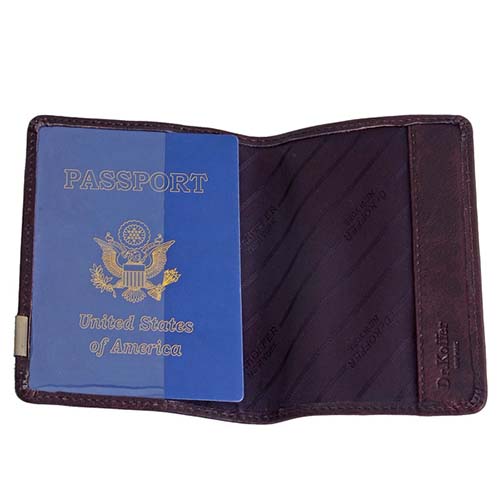 Обложка для паспорта кориневая Др.Коффер S10002