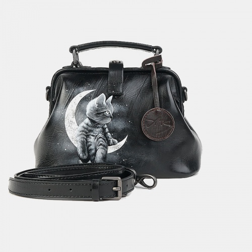 Женская сумка, черная Alexander TS W0013 Black Ночной наблюдатель