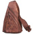 Рюкзак коричневый с росписью Alexander TS Кампана «Карты»