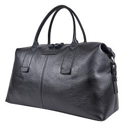 Кожаная дорожная сумка Ferrano black Carlo Gattini 4031-01