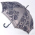 Женский зонт трость Kensington-2 комбинированный Fulton L056-2831 WinterBloom