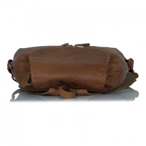 Городской кожаный женский рюкзак среднего размера Aunts & Uncles FOXGLOVE plum/creme brulee