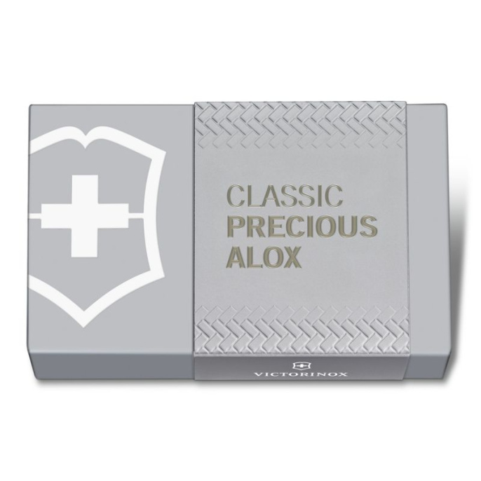Нож-брелок Victorinox Classic SD Precious Alox "Infinite Grey", 58 мм 0.6221.4031G