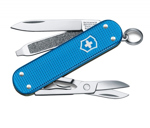Нож-брелок Classic Alox, синий Victorinox 0.6221.L20 GS