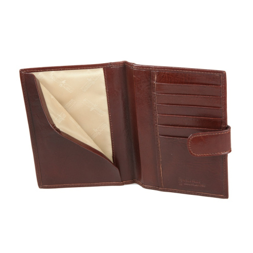Обложка для паспорта коричневая Gianni Conti 907035 brown