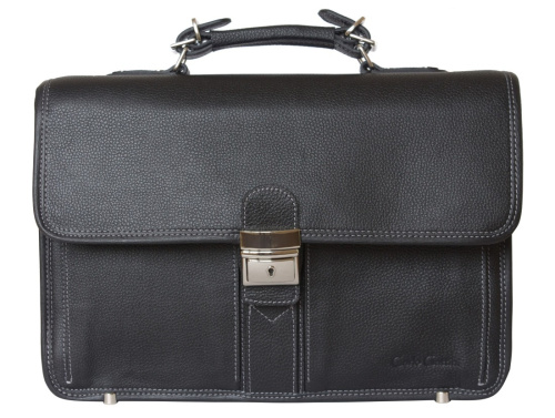 Кожаный портфель, черный Carlo Gattini 2014-01
