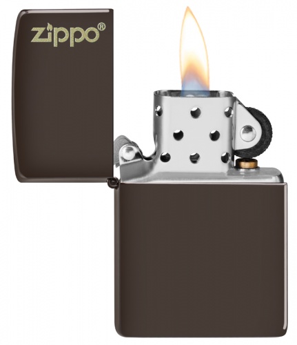 Зажигалка Classic с покр. Brown Matte, коричневая Zippo 49180ZL GS
