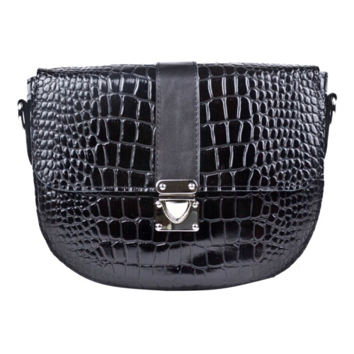 Кожаная женская сумка Albiano black Carlo Gattini 8033-01