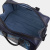 Дорожная сумка синяя с росписью Alexander TS «Чешир с часами»