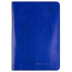 Обложка для паспорта синяя Alexander TS PR006 Electric