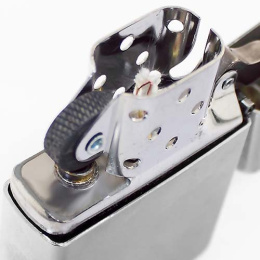 Зажигалка Don`t Worry с покр. Brushed Chrome серебристая Zippo 200 Don't worry GS