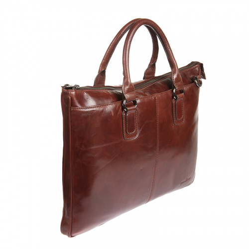 Бизнес-сумка коричневая Gianni Conti 701179 brown