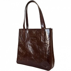Кожаная женская сумка Vietto brown Carlo Gattini 8008-02