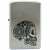 Зажигалка Tattoo Skull с покр. Satin Chrome серебристая Zippo 205 Tattoo Skull GS