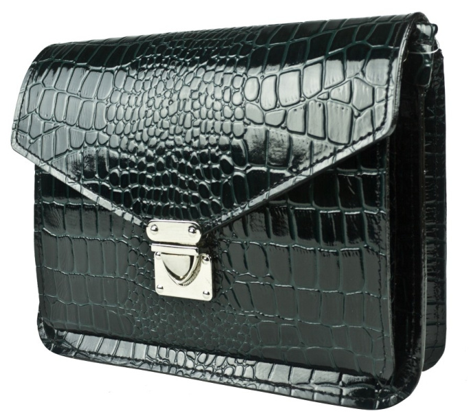 Кожаная женская сумка Vicentina dark green Carlo Gattini 8038-11