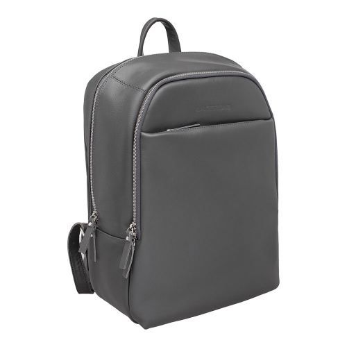 Кожаный мужской рюкзак для ноутбука Faber Grey Lakestone 918304/GR