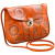Женская сумка-клатч оранжевая с росписью Alexander TS Вега «Одуванчики»