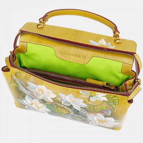Женская сумка, зеленая Alexander TS W0042 Pistachio Лотос