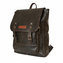 Кожаный рюкзак Montalfano brown Carlo Gattini 3065-04
