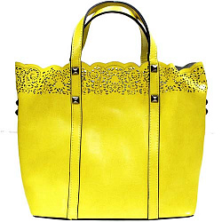 Женская сумка жёлтая. Натуральная кожа Jane's Story 10038-67