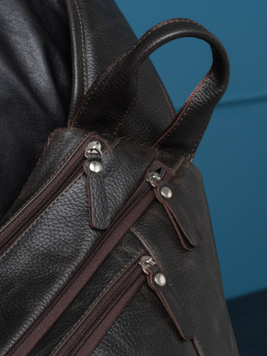 Кожаный рюкзак Mongardino brown Carlo Gattini 3100-04