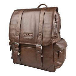 Кожаный рюкзак Montalbano Premium brown Carlo Gattini 3097-53