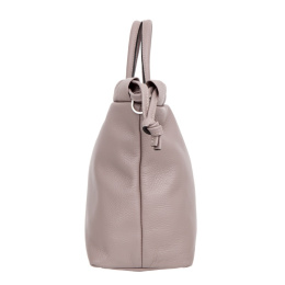 Сумка женская, серо-розовая Sergio Belotti 60324 pink-grey Napoli