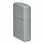 Зажигалка с покрытием Flat Grey, латунь/сталь, серая, глянцевая Zippo 49452ZL GS