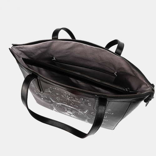 Женская сумка, черная Alexander TS W0043 Black Кот в очках