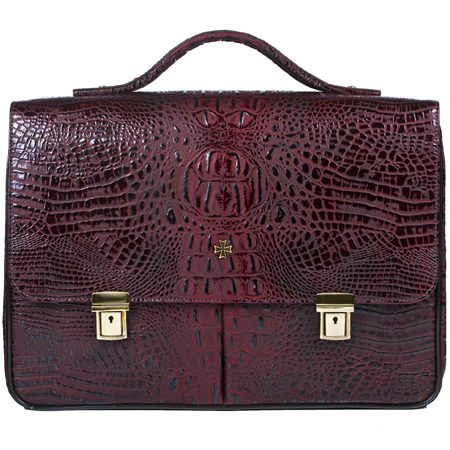 Портфель Narvin (Vasheron) 9738-N.Bambino Burgundy