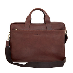 Бизнес-сумка, тёмно-коричневая Gianni Conti 911245 dark brown